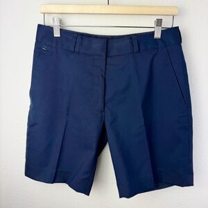 Alaska Airlines Uniform Shorts Women’s 6 Petite Navy Blue Wool Blend Luly Yang